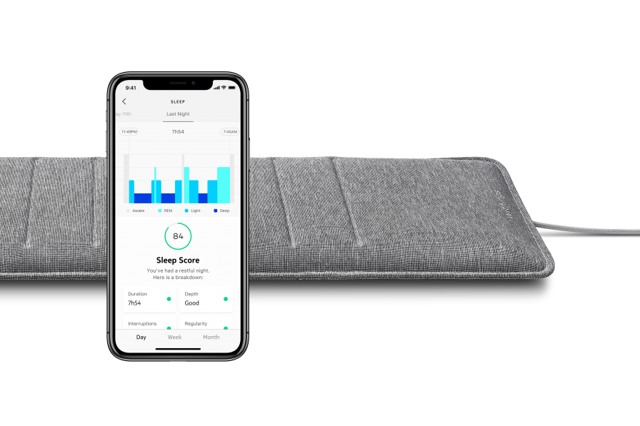 Withings Sleep Analyzer - mata monitorująca sen z certyfikatem medycznym